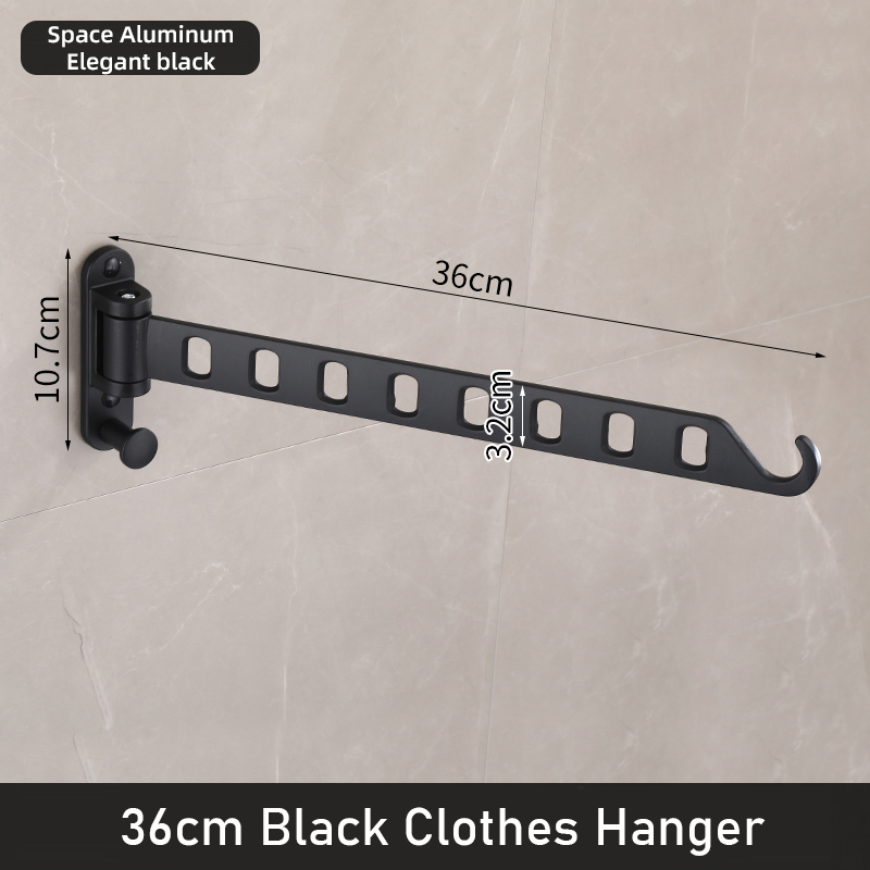Opvouwbaar Kledingrek Droogkleding Hanger Wand Gemonteerd Droogrek Aluminium Kleding Organisatie Wb3028: lichtgeel