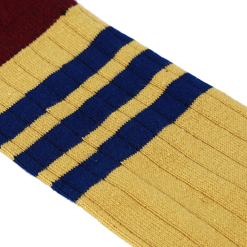 Koreaanse stijl kinder hoge overknee kousen meisjes studenten 4 kleuren gestreepte verdikking ademende kous dij