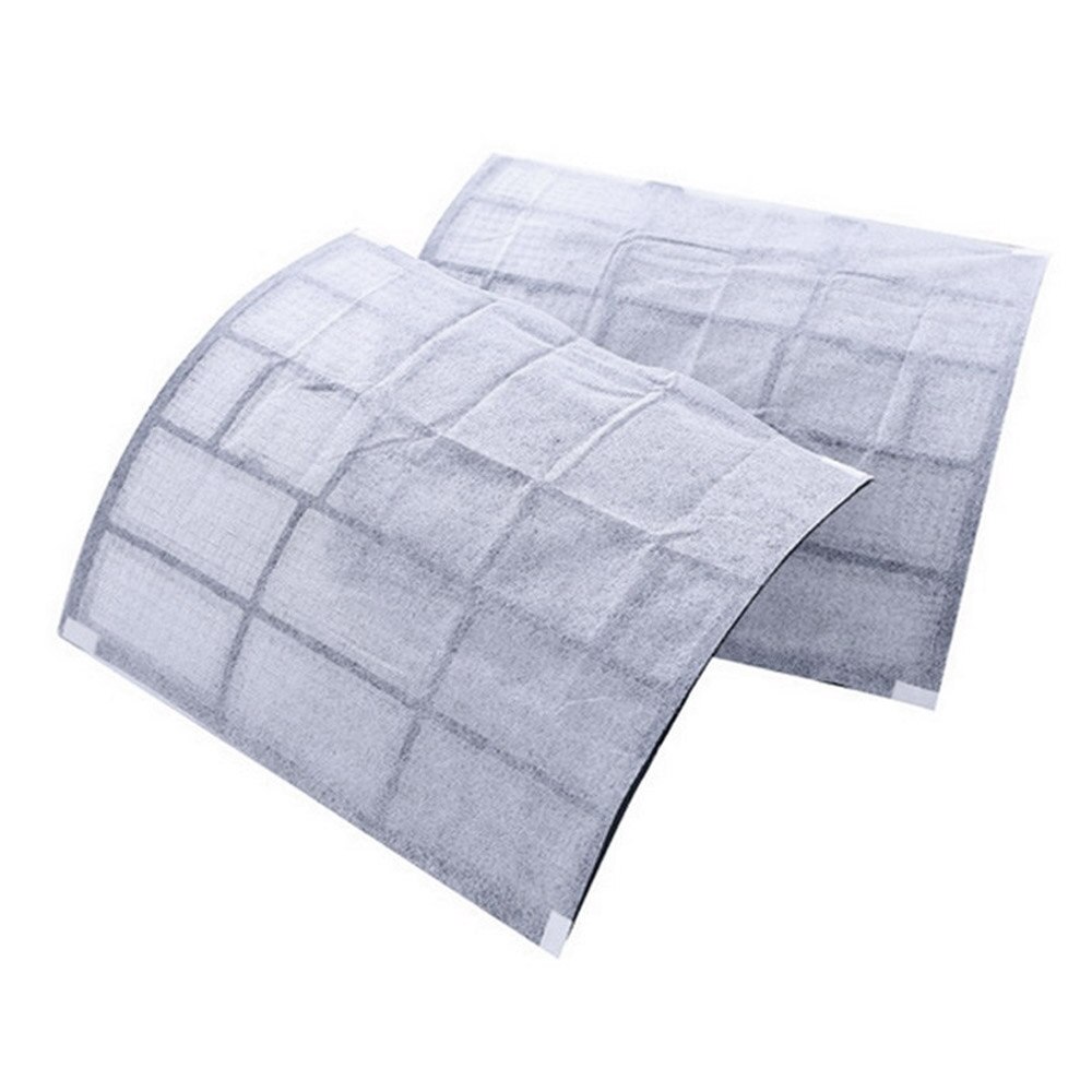 Papel a prueba de polvo, filtro de aire acondicionado, 2 hojas, filtro de limpieza de aire para mascotas PM 2,5, filtro práctico y cómodo para el salón