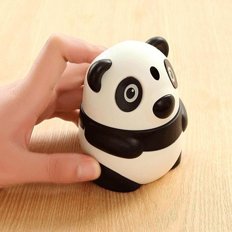 Boîte à cure-dents automatique Panda, Type de pression manuelle, cure-dents, extincteurs mignon dessin animé, boîte à cure-dents en plastique de Table