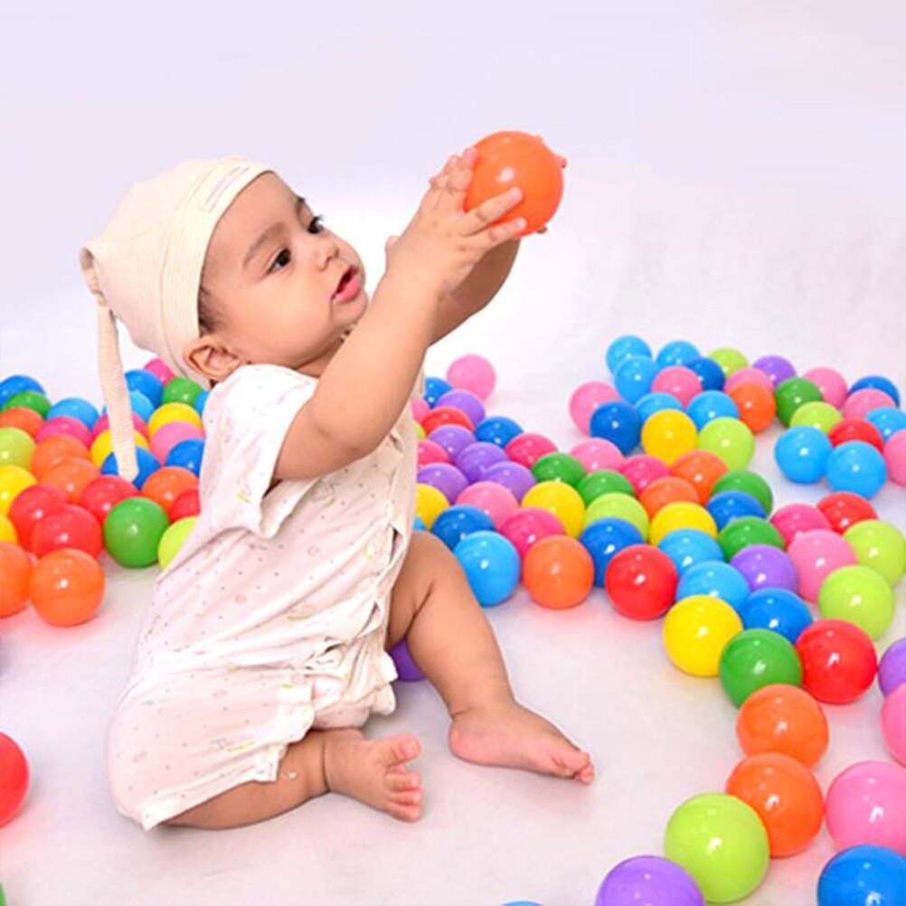 100 Pcs Marine Ball Soft Plastic Balls Fun Baby Swimming Pool Toy Pool Wave Ball Diameter 5.5 Cm