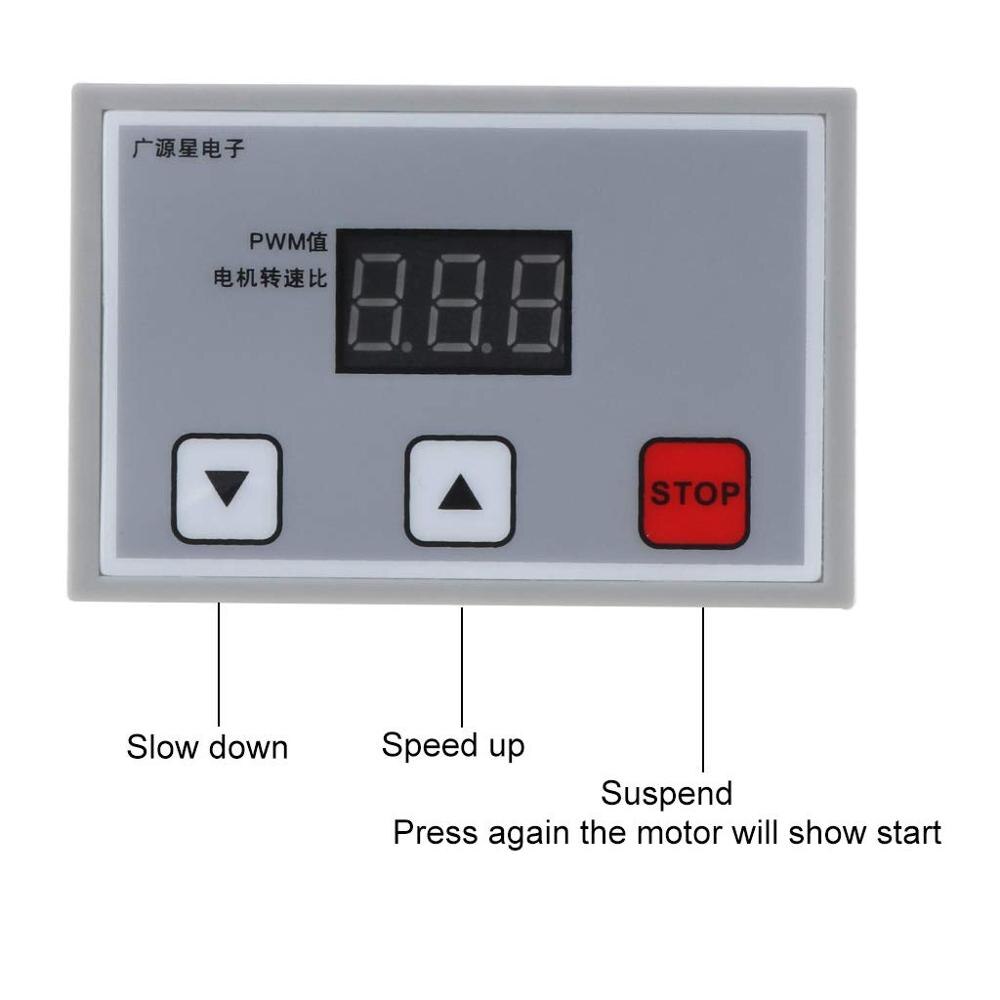 DC 12V 24V 5A 120W PWM Motor Speed Controller Regulator Reversible Variable Speed Slow Start