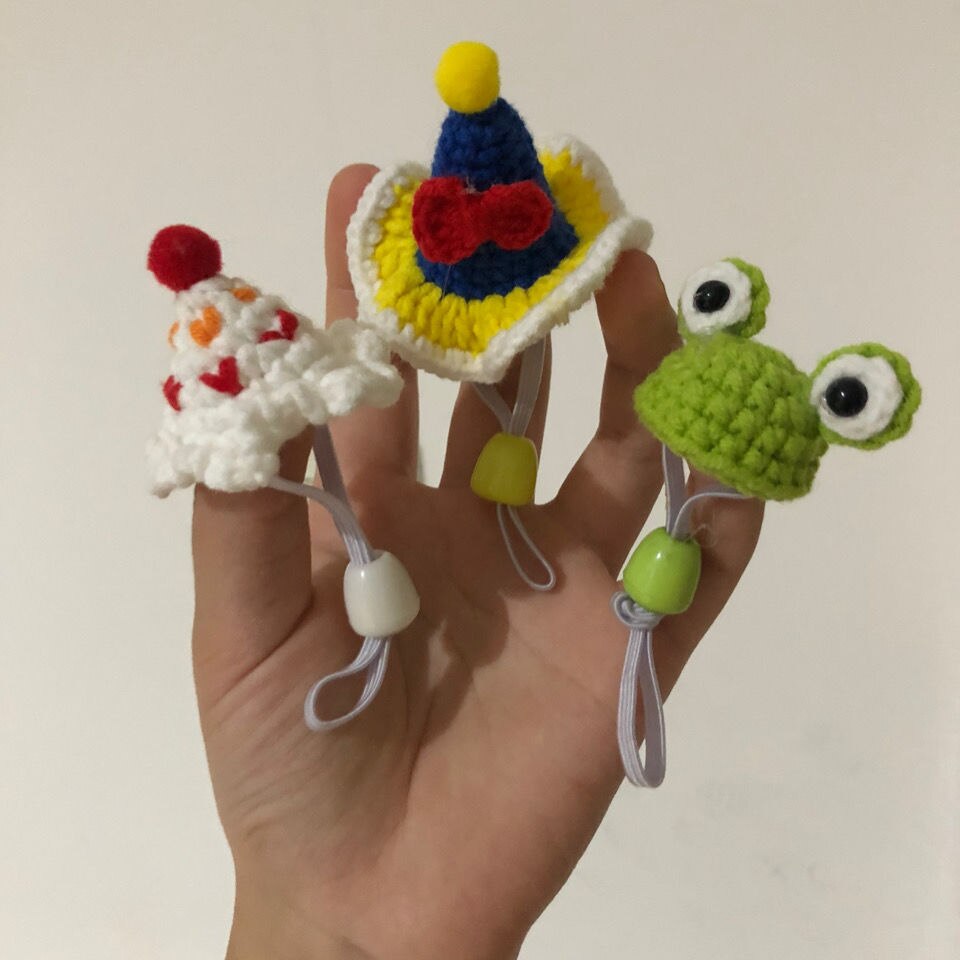 Hand Crocheted Hamster Hat Hamster Accessories Chipmunk Dwarf Rat Small Animal Hat Cute Hamster Clothes Hamster Supplies