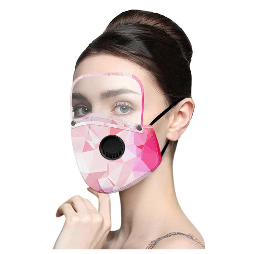 Adult Proof Haze Dust Detachable Eye Protection Replaceable Filter Reusable Safety Faces Shields protector facial transparente: A