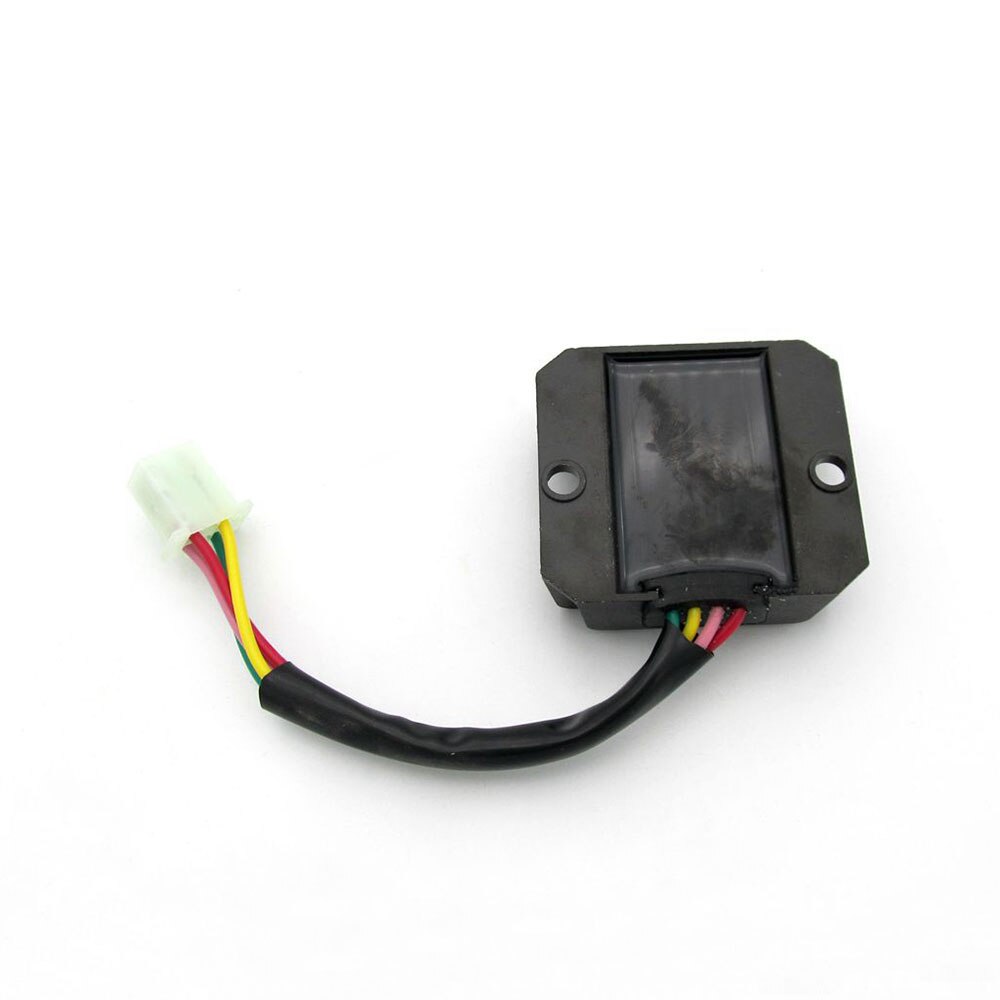 Rectificador regulador de voltaje para motocicleta CG125, 4 cables, 4 pines y 12 accesorios de aluminio