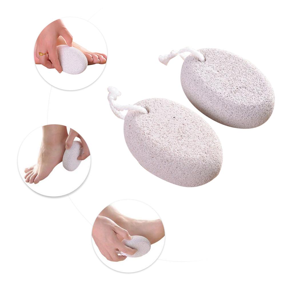 Piedra pómez Natural, Lima para pies, cepillo para quitar durezas y exfoliar, productos de baño para pedicura, herramienta para el cuidado de los pies, 1 unidad