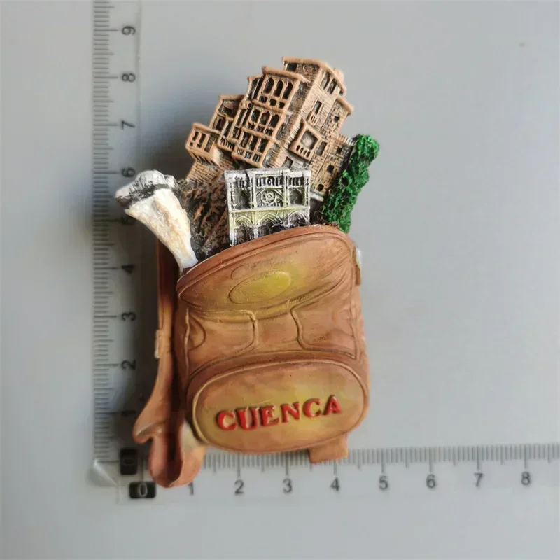 Spaans Koelkast Magneten Toledo La Catedra Kathedraal Malaga Montserrat Magnetische Koelkast Stickers Toeristische Souvenirs Idee: Bruin
