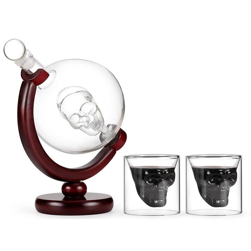 Bouteille De Whisky D'Halloween - Décanteur Potion Magique 3D Pour Homme - Carafe à Whisky