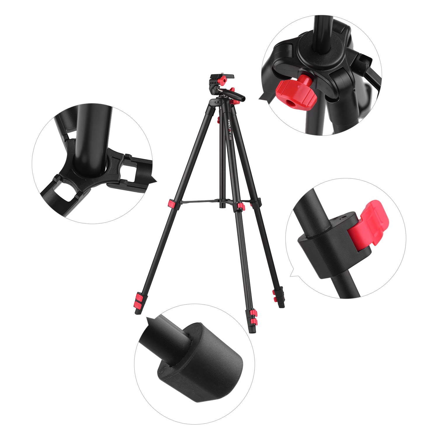 KINGJOY VT-832 Stativ Für Kamera Tragbare Fotografie Stative Kamera Foto Video Stativ Einbeinstativ Trepied für SLR DSLR