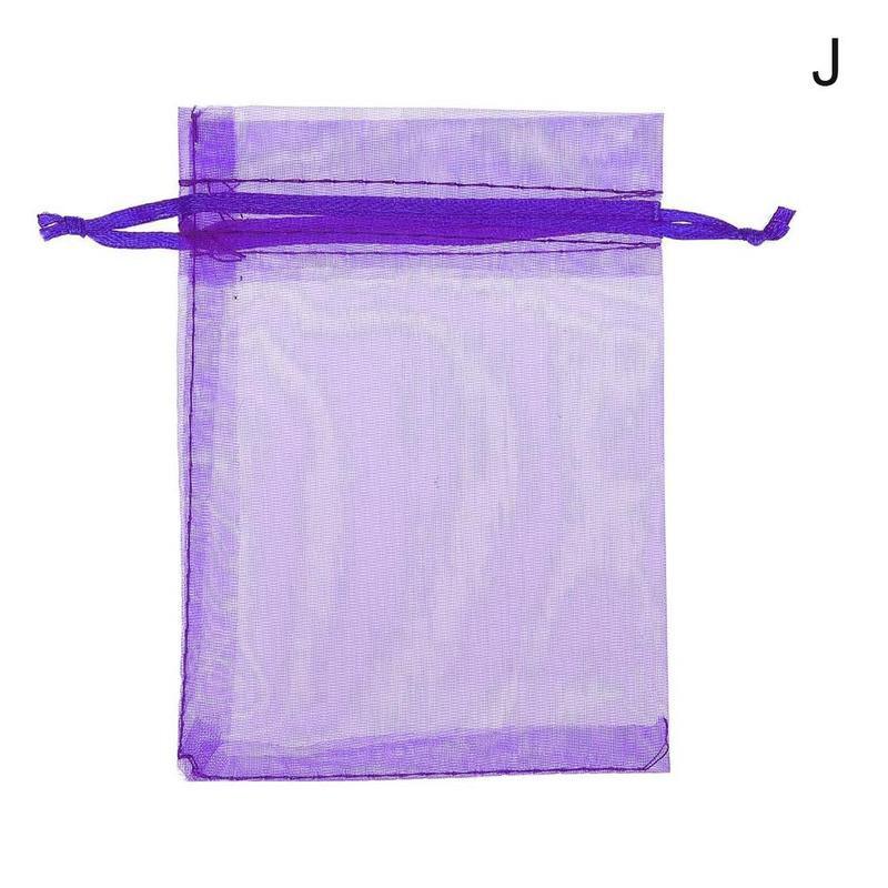 100PCS 7x9CM Candy Taschen Schmuck Verpackung Taschen Hochzeit Party Dekoration Drawable Taschen Tasche beutel: 10