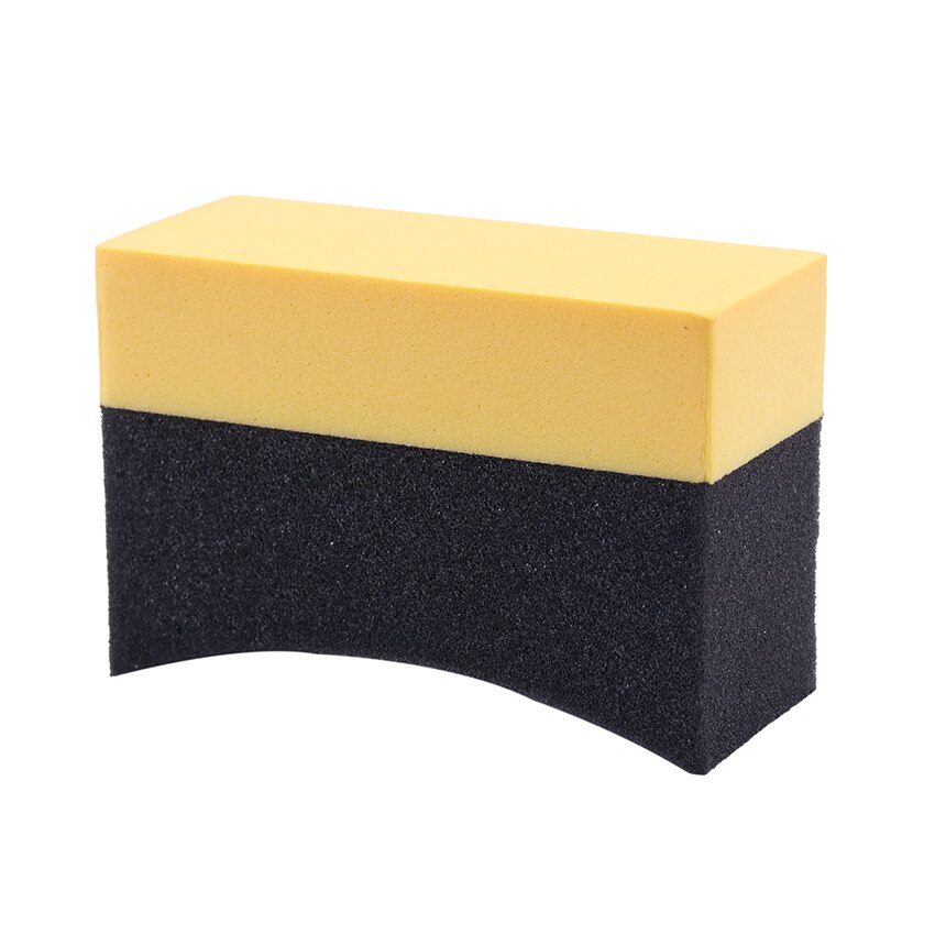 1PC PE Waxing Sponge Multifunctional Waxing Cleaning Tool Corner Wipe Clear Residual Wax Car Interior Cleaning PE Sponge Brush