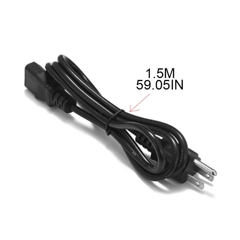 Câble d'alimentation ca, 1.5m, noyau de cuivre pur, Standard américain, pour cuiseur à riz, cuiseur à vapeur, yaourtière