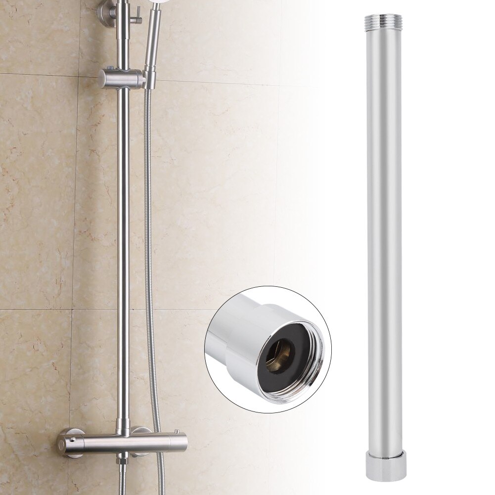 30cm Diameter Copper Electroplating Shower Extension Tube Arm Pipe for Bathroom Accessories