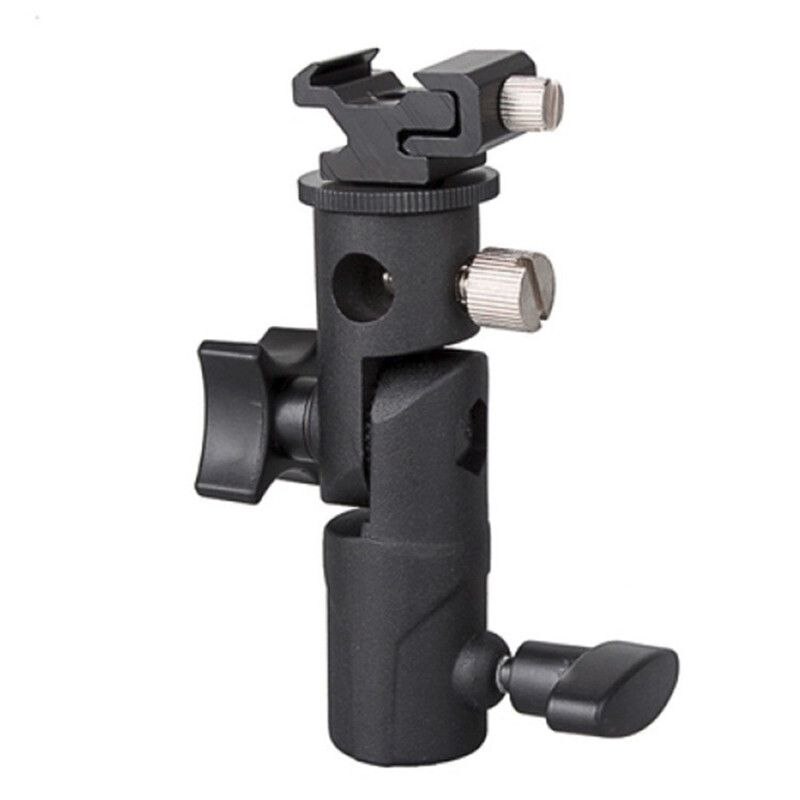 STAFFA TIPO E UNIVERSALE FLASH - SUPPORTO ORIENTABILE PER SPEEDLITE E STATIVI - Foto 4