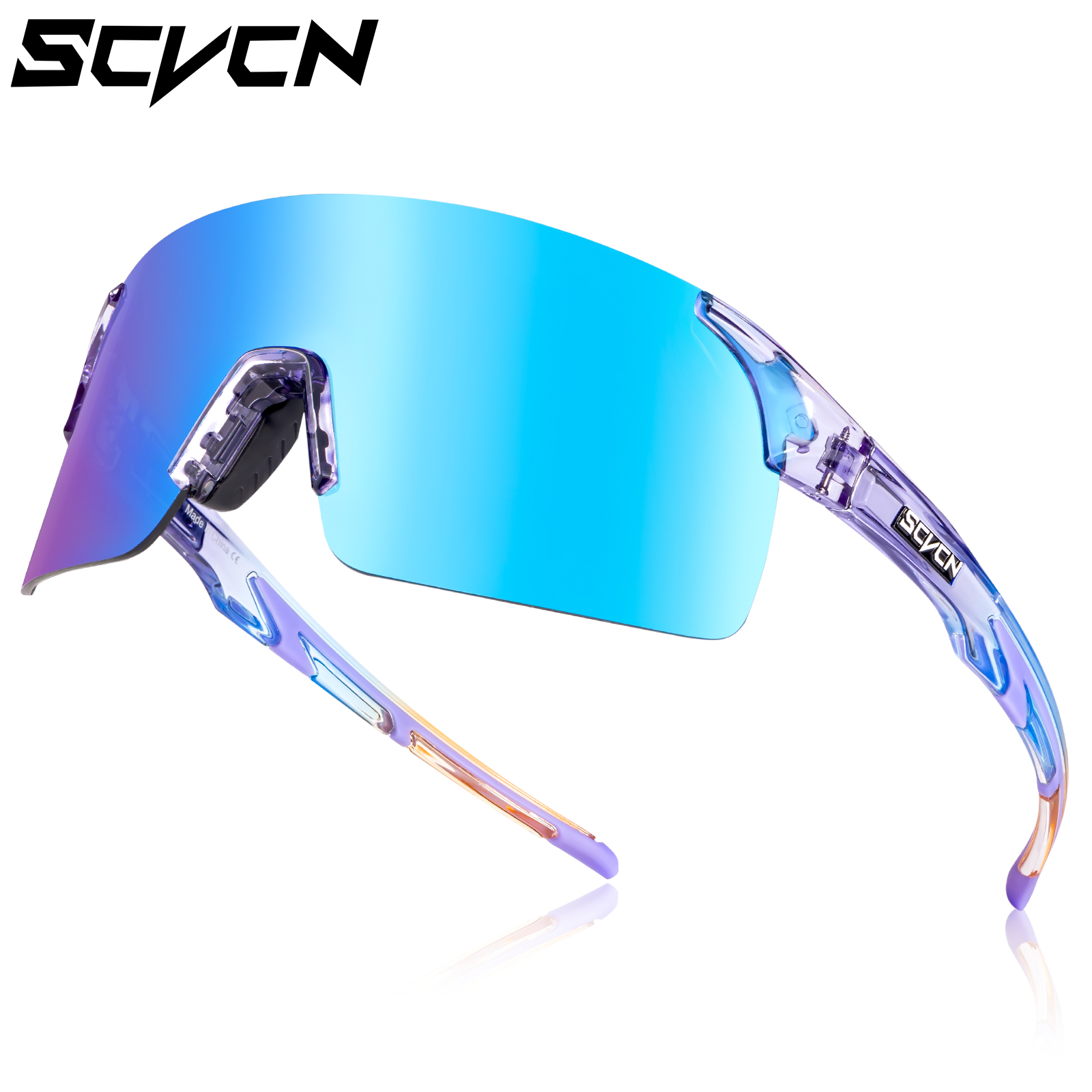 Neue scvcn Herren Fahrrad Sonnenbrille Frauen Fahrrad Brillen uv400 Gold Farbe Sport brille Brille Fahrrad Mountainbike Brille: dunkel Grau