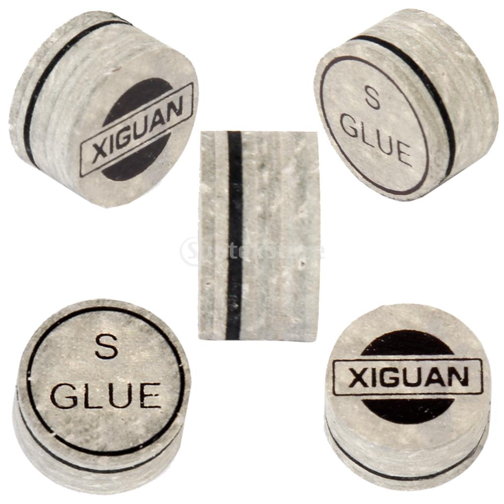 1pc 14 millimetri Piscina Punta della Stecca Da Biliardo Artificiale in Pelle di Umidità Resistente Colla sul Tasso di S