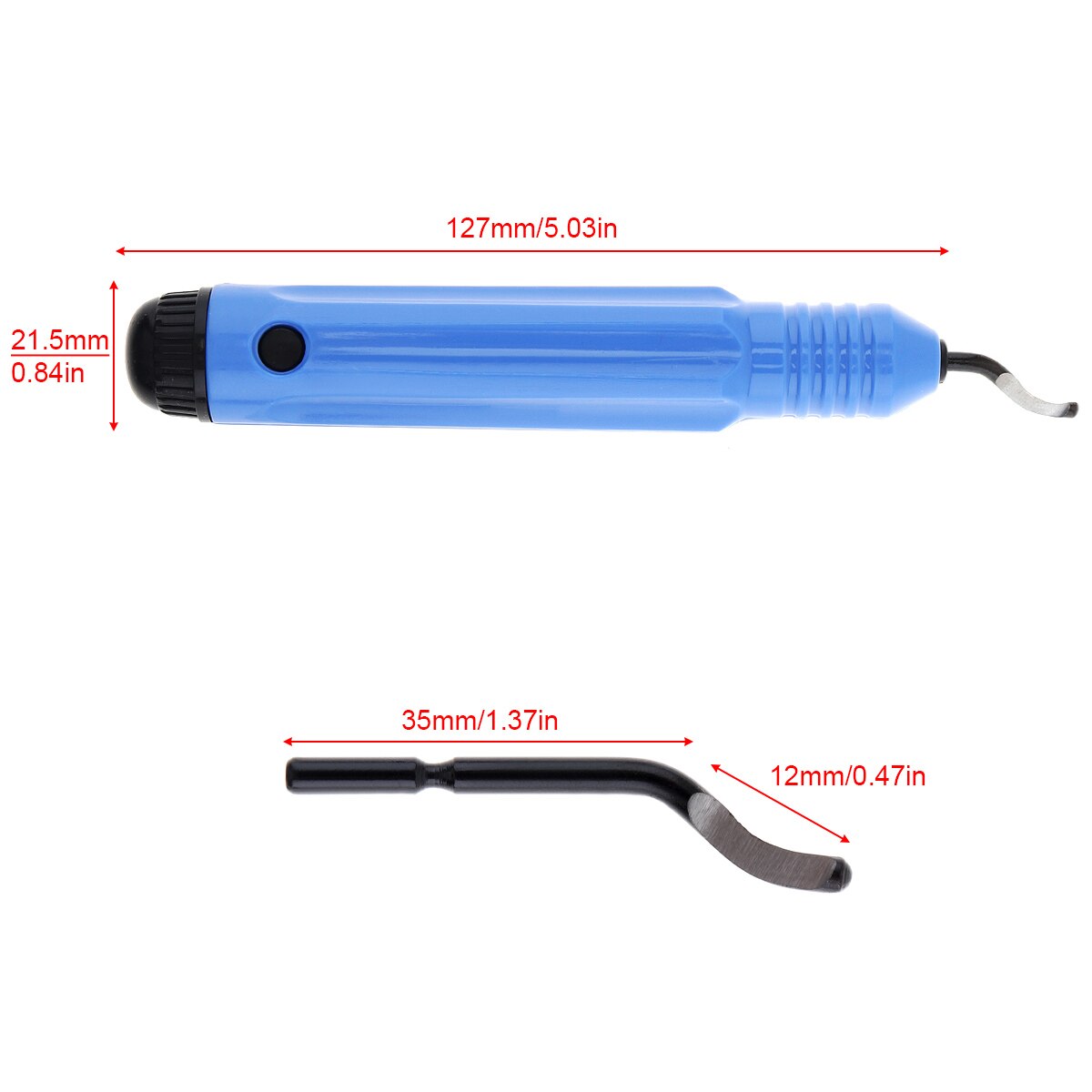 Diy Edge Cutter NB1100 Ontbramen Handvat Voor Koperen Buis Ruimer Tool Onderdelen Trimmen Mes BS1010 Braam Schraper Met Een Cutter hoofd