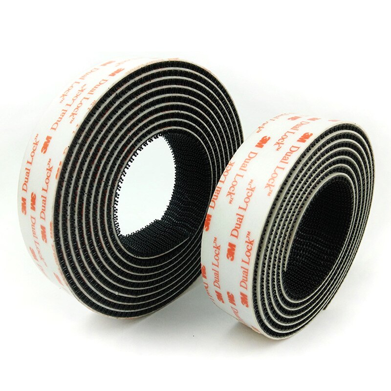 Velcros Type 400 3M Dual Lock SJ3551 Width 25.4mm Black VHB Mushroom Adhesive Reclosable Fastener Tape 3M Tape 50cm/1m/2m/5m