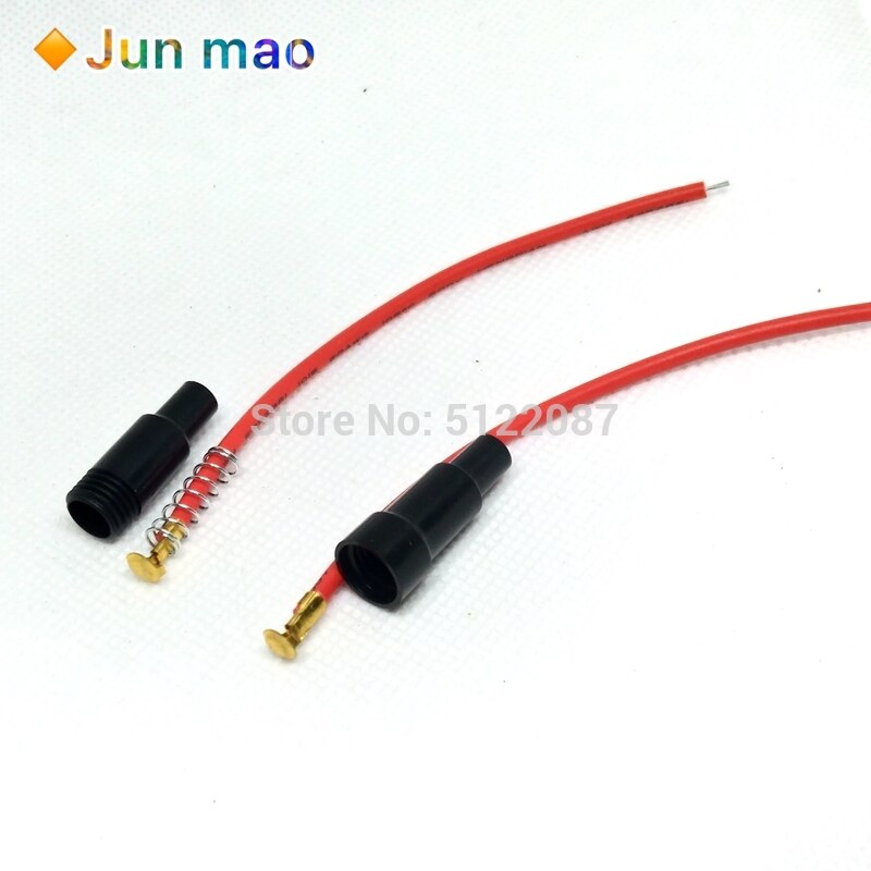 5 Pcs Tipo di Vite 20 Awg Filo di 5X20 Mm Fusibile in Linea di Casa Porta di Protezione Fusibile in Linea Titolare di Rame filo Componenti 5A 220V 5*20