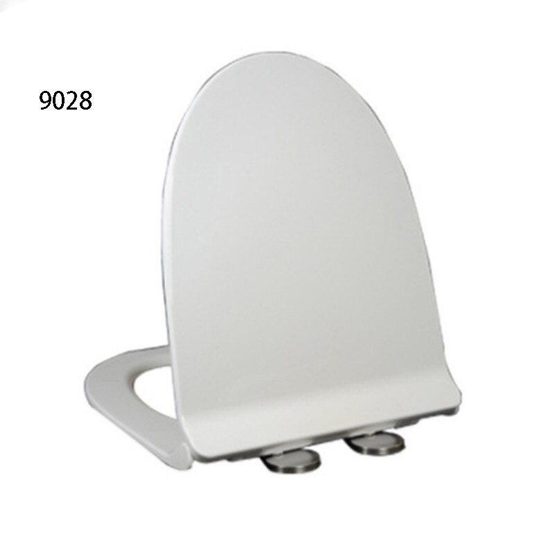 Toilet Lid quare Round Universal Slow Soft Close Oval Bathroom Thicken Toilet Seat WC Replacement Supplie Toilet Seat Lid Cover