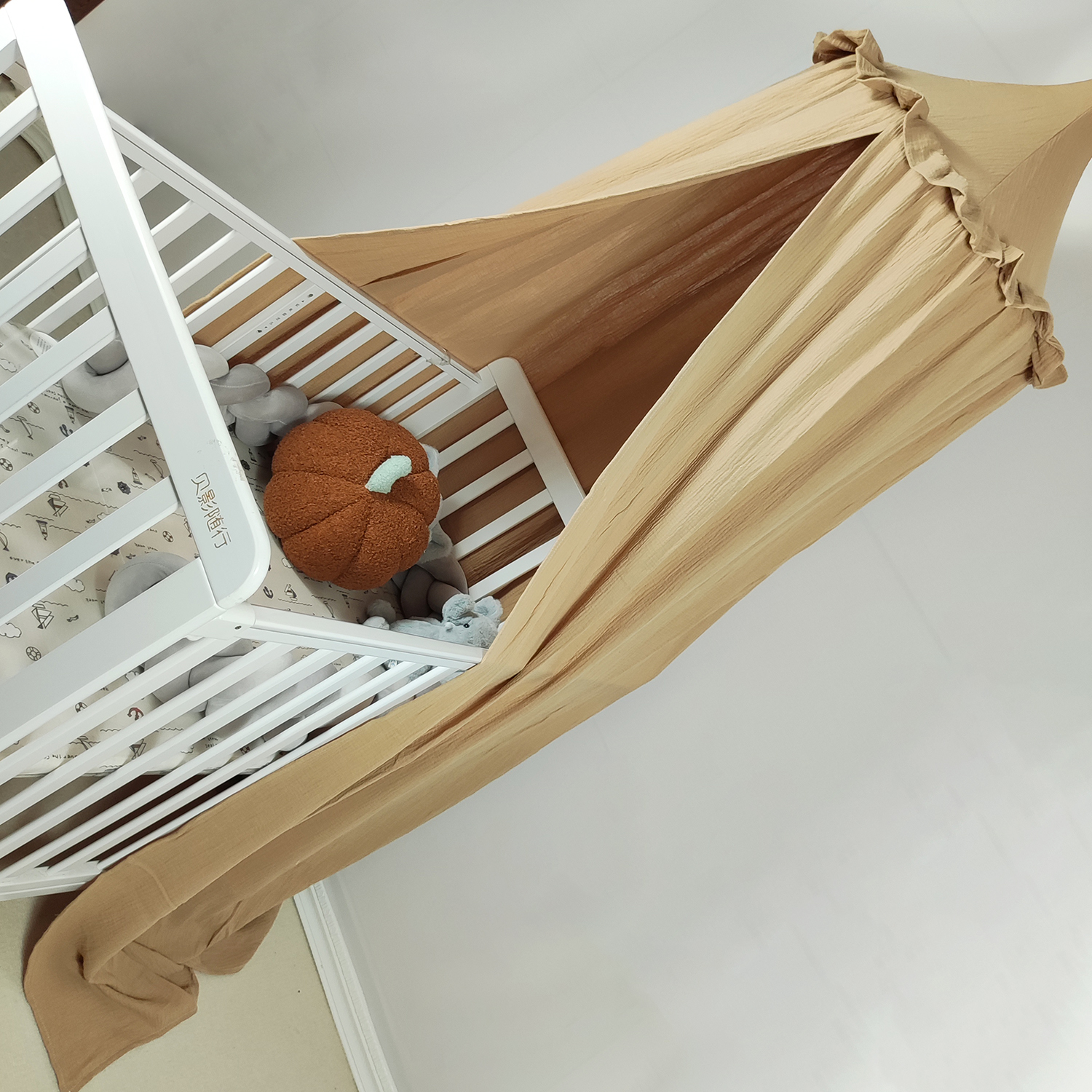 Premium Muslin 100% Cotton Hanging Bed Canopies Decorative Tent Nursery Canopy for Kids Room