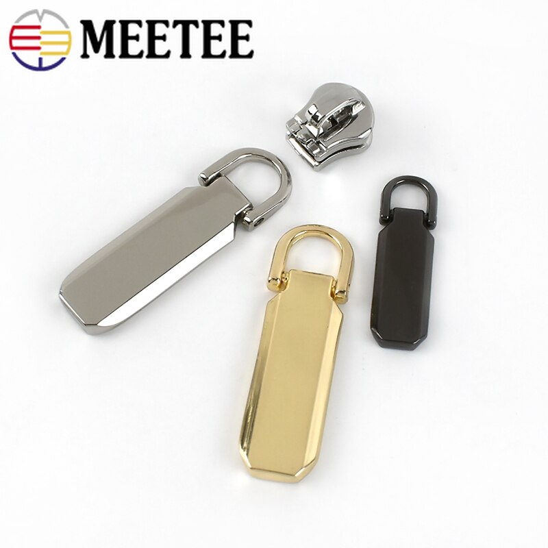 10pz estrattori per cerniere in metallo staccabili per 3 #5 # cerniere cursori linguette per cerniera lampo cerniera lampo kit di riparazione cerniere accessori hardware per cucire fai da te
