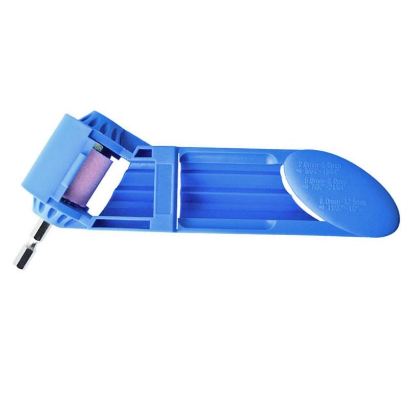 Afilador de brocas para taladro 2-12,5mm, herramienta portátil para amoladora de corindón para taladro, amoladora, rueda, broca, afilador