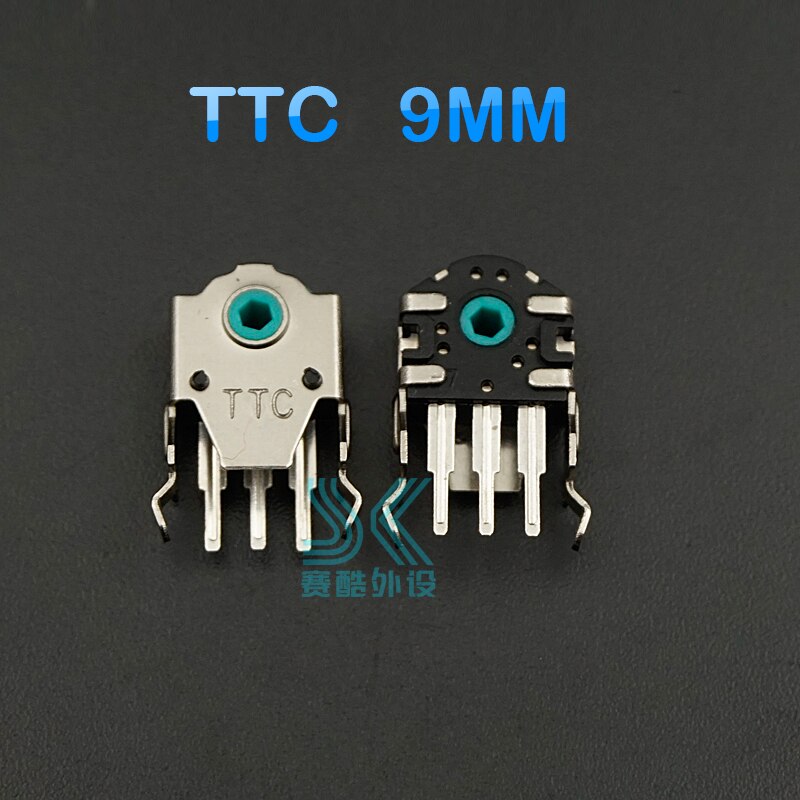 2pcs Original TTC Mouse Encoder Highly Accurate 8mm 9mm 10mm 11mm Green Red Core Solve Raw G403 G603 the roller wheel problem: TTC 9MM