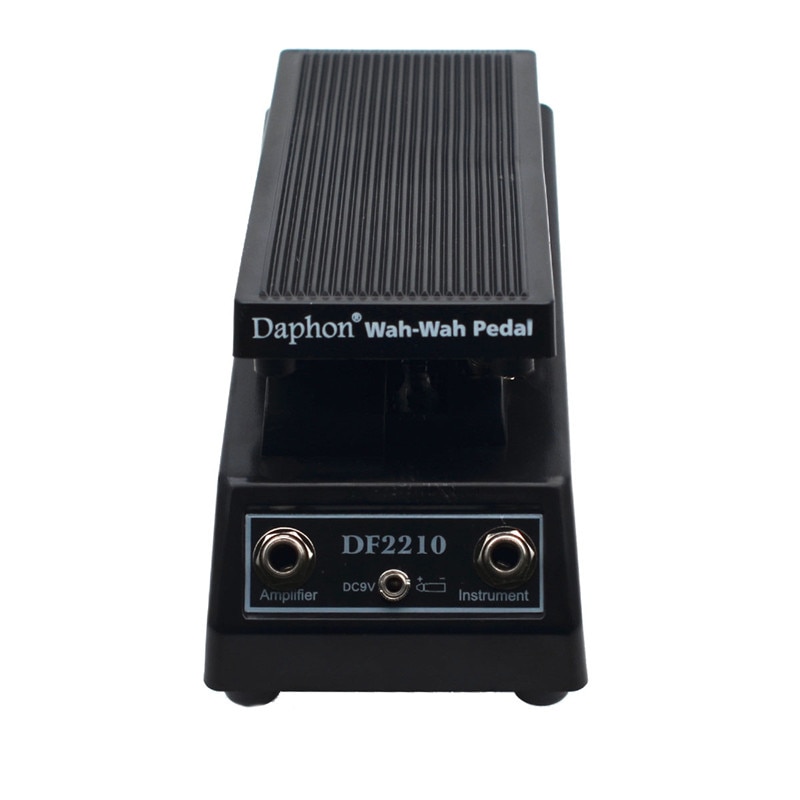 Daphon  df2210 guitar wah wah pedal til elektriske guitarister dj gratis pedal power converter stik (5.5 to 3.5)