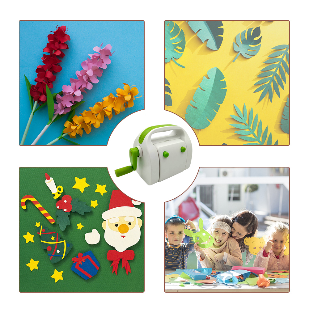 Embossing Machine Hand-Cranking Die Cutting Embossing Machine Paper Card Cutter Embosser Scrapbooking Kids DIY Tool