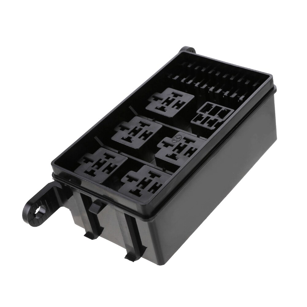 Universal Automotive Fuse Relay Holder 12-Slot Relay Box 6Relays 6 ATC/ATO Fuses Automotive Accessories Quick ship