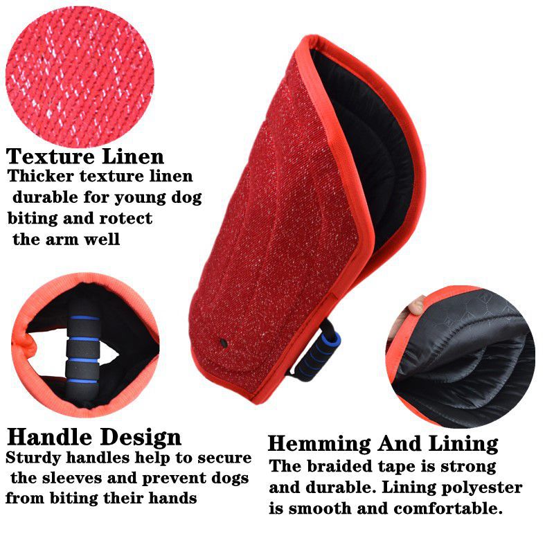 Dog Bite Sleeve Protector Training Dog Bite Sleeve Protective Gear Portable Agility Training Equipment Supplies Arm Protector