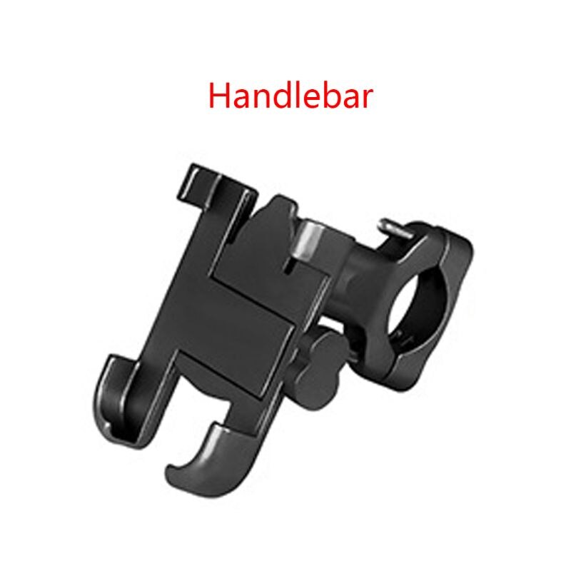 Aluminum Alloy Mobile Phone Holder Bracket Mount for Motorcycle Mountain Bicycle for Cellphones: Black B