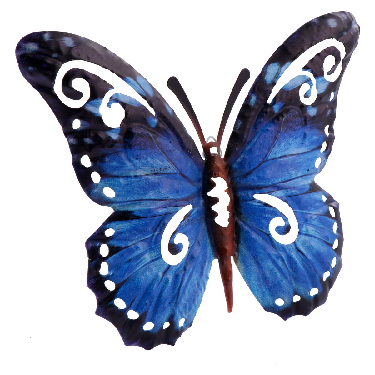 ANDRESLAD Metal Butterfly Wall Decor - Wrought Iron Indoor/Outdoor Hanging Art For Garden, Patio, Bedroom