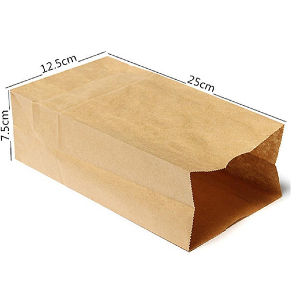 10Pcs Brown Kraft Paper Bags Kraft Brown Delicious Envelope Bag Wedding Party Cookies Wrap Treat Brown Paper Bag