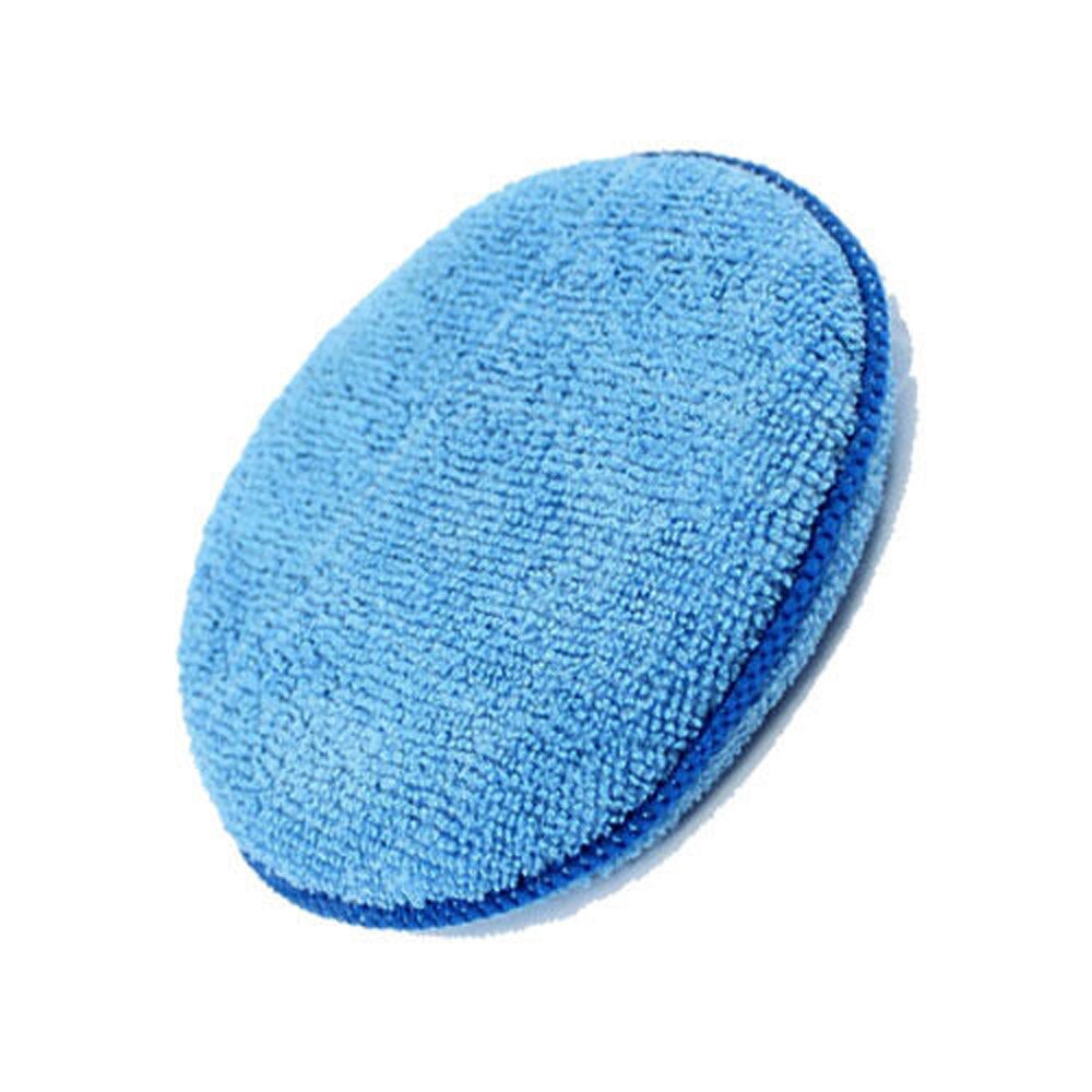 Esponja para pulir autos 2 uds esponja de microfibra espuma aplicador de cera de pulido almohadillas de foamspongs 0.7Y5: Default Title