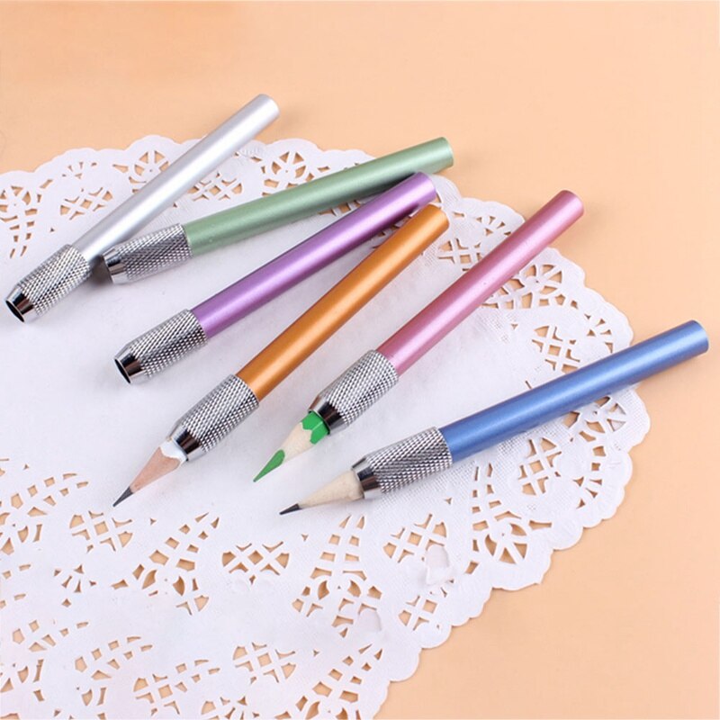 1Stck Metall Bleistift Verlängern Verlängerung Halfter Tragbare Bleistift Verlängerung Für Büro Schule Schreibwaren