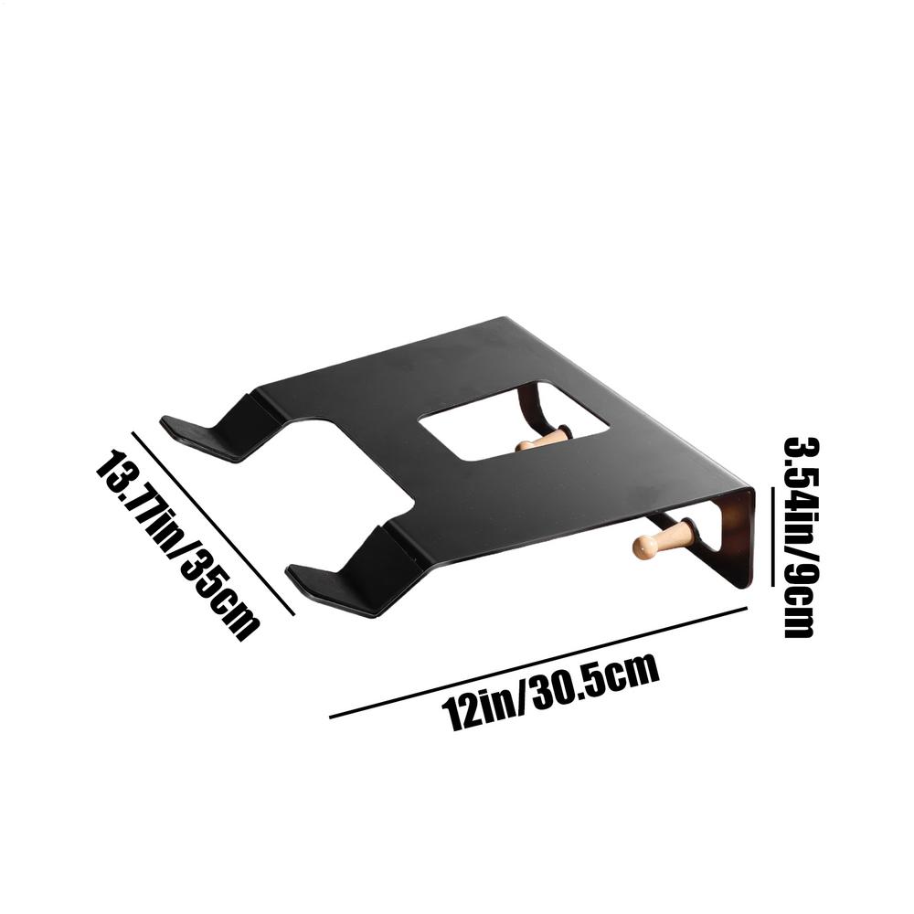 Cycle Wall Mount Garage Bike Rack Adjustable Hanger Storage Bike Garage Home,Horizontal Bike Hook Bike Holder MT B/Road Bike: black