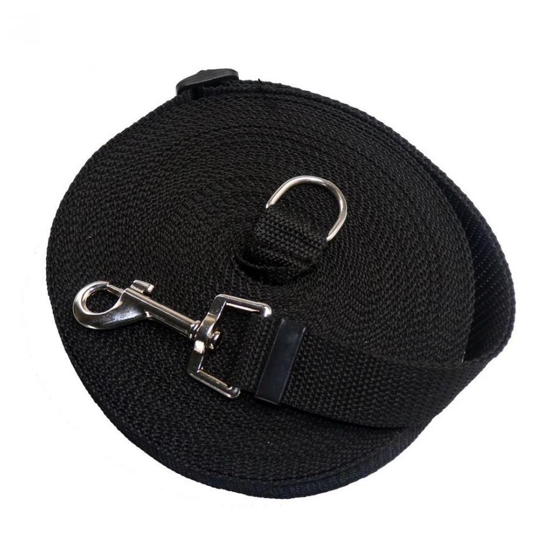 Pet Leash Dog Adjustable Loop Slip Leash Durable Dog Training Rope Lead Traction Rope For Small Medium Dogs 7.5-15m Black