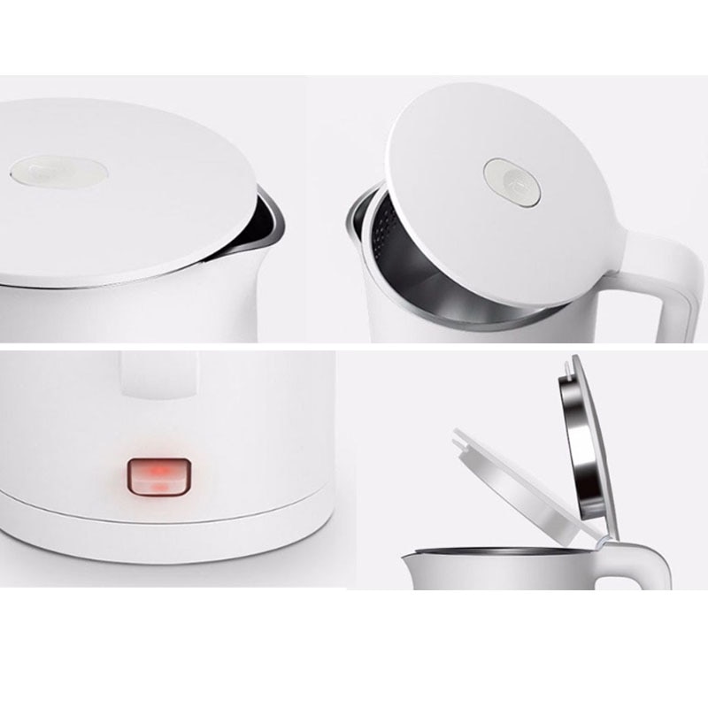 Xiaomi-hervidor de agua eléctrico mijia, tetera de acero inoxidable de ebullición rápida, Control inteligente de temperatura, antisobrecalentamiento, 1A