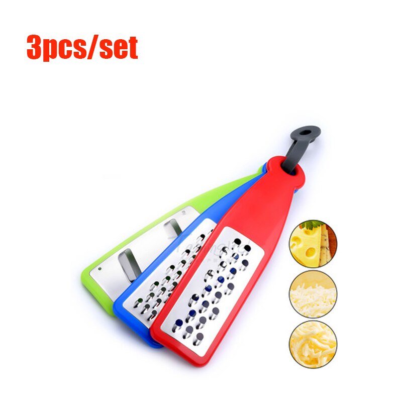 Rallador multifunción de dos pliegues, rallador de acero inoxidable para Limón, queso, vegetales, pelador, rebanador, herramienta de cocina, cortador de frutas y verduras: C