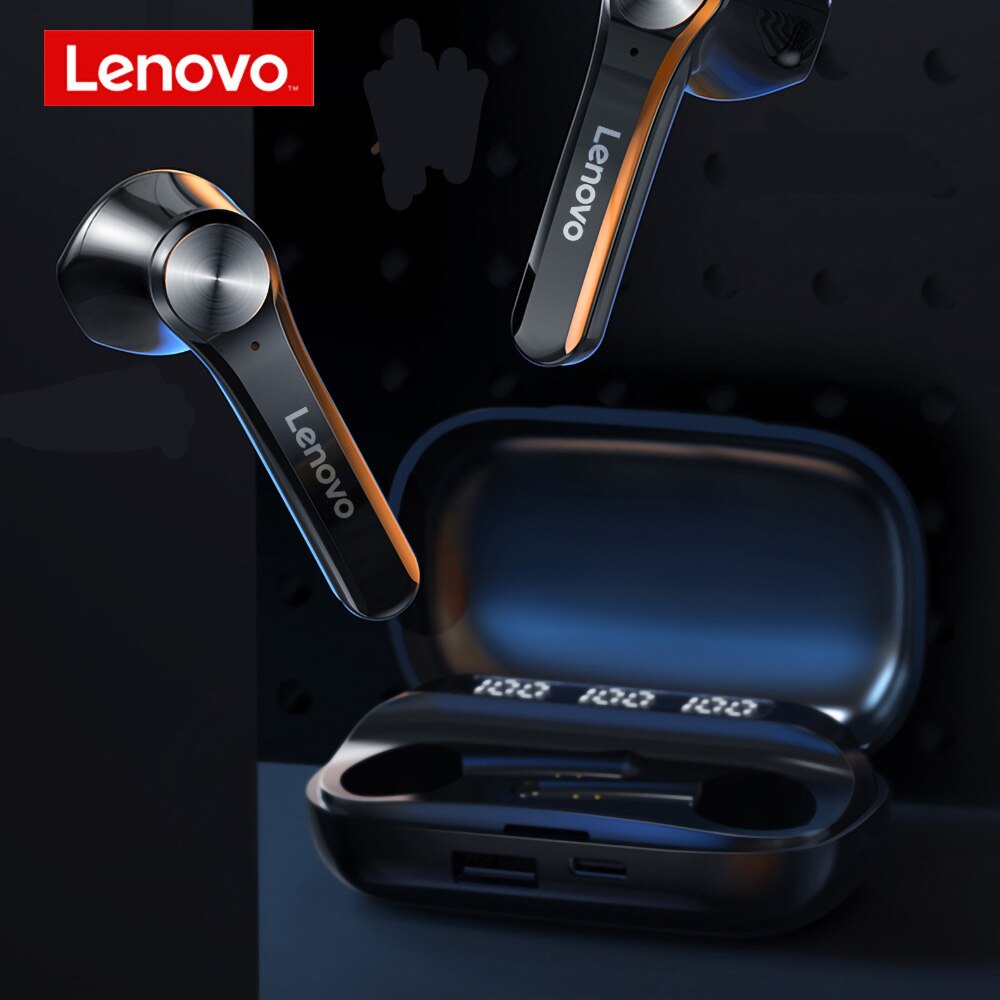 Lenovo-auriculares inalámbricos QT81 TWS, cascos con Bluetooth 5,0, Control táctil de graves profundos, resistentes al agua IPX4, reducción de ruido VS Lenovo LP2