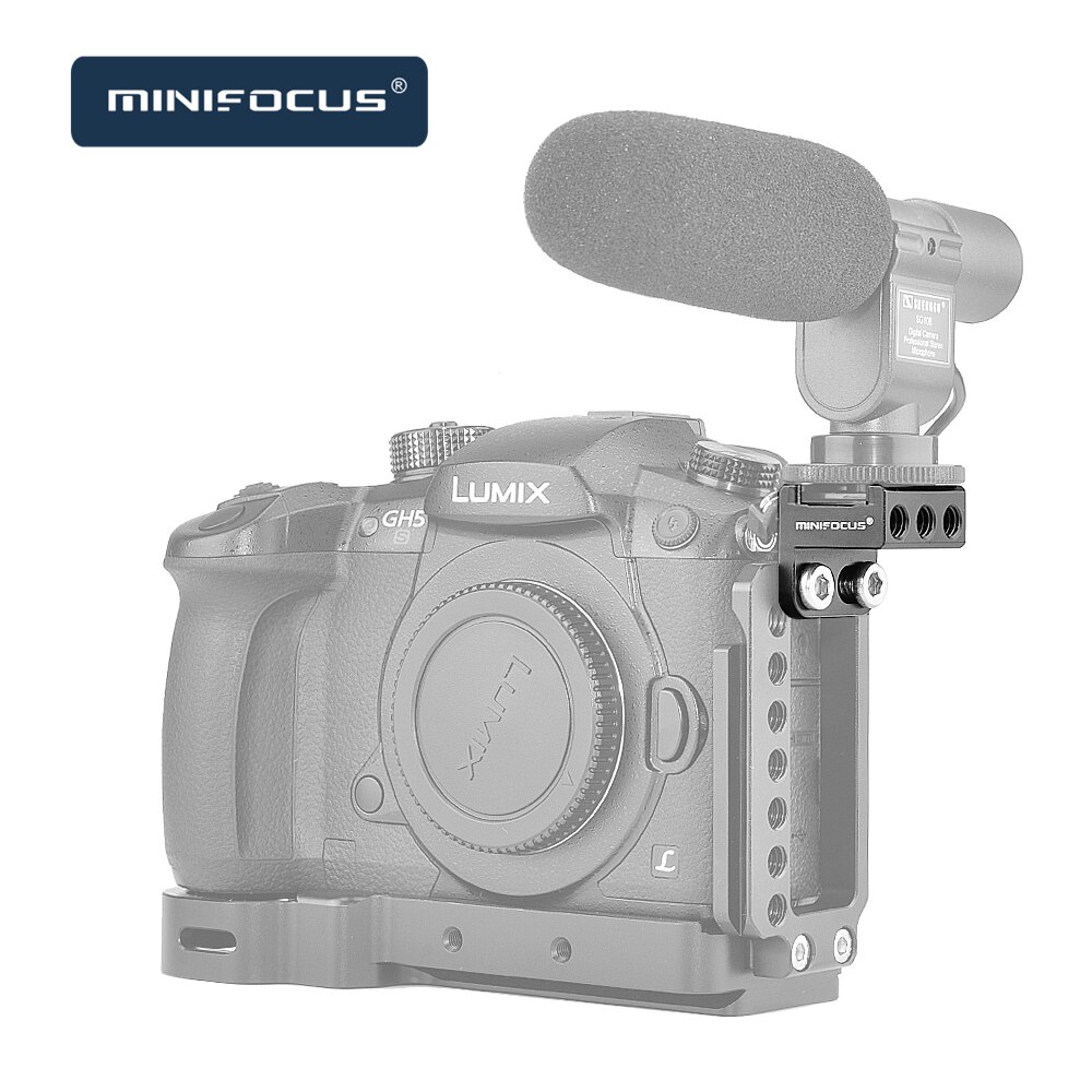 MINIFOCUS 90 Grad kalt Schuh montieren Adapter Pro Kamera Käfig oben Platte Seite Platte Kamera handhaben & L Halterung extern erweitern Schuh