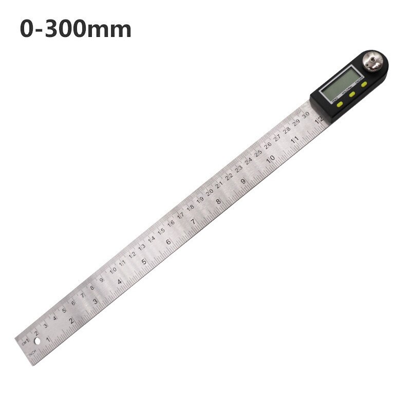 Digital Protractor 200mm Digital Angle Finder Protractor Ruler Meter Inclinometer Goniometer Level Electronic Angle Gauge: B