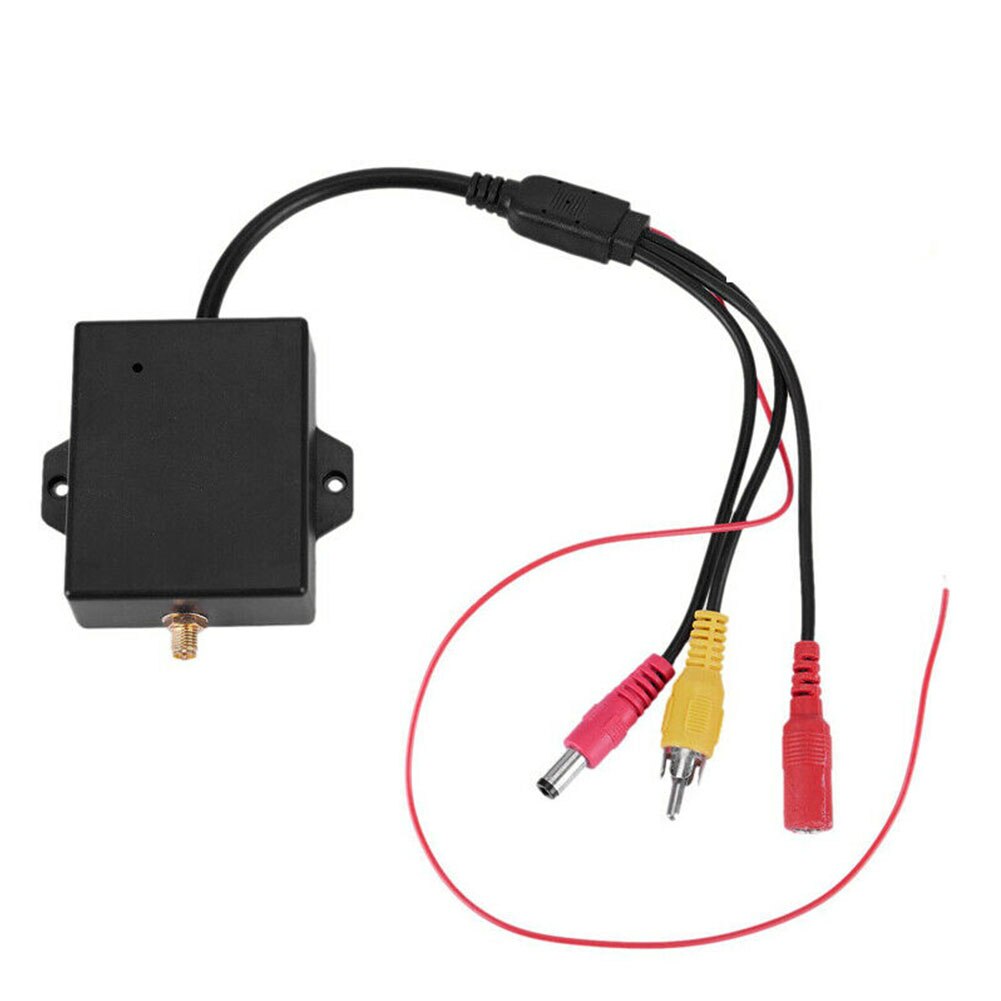 Durable DC 12V Black Universal Easy Install Parking Signal System Wireless Reversing Camera Rear View Module Cable AV To WiFi