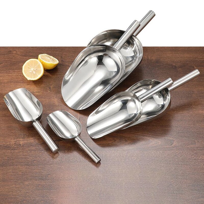 Acier inoxydable bonbon glace grattoir Buffet barre alimentaire mesure pelle pelle de