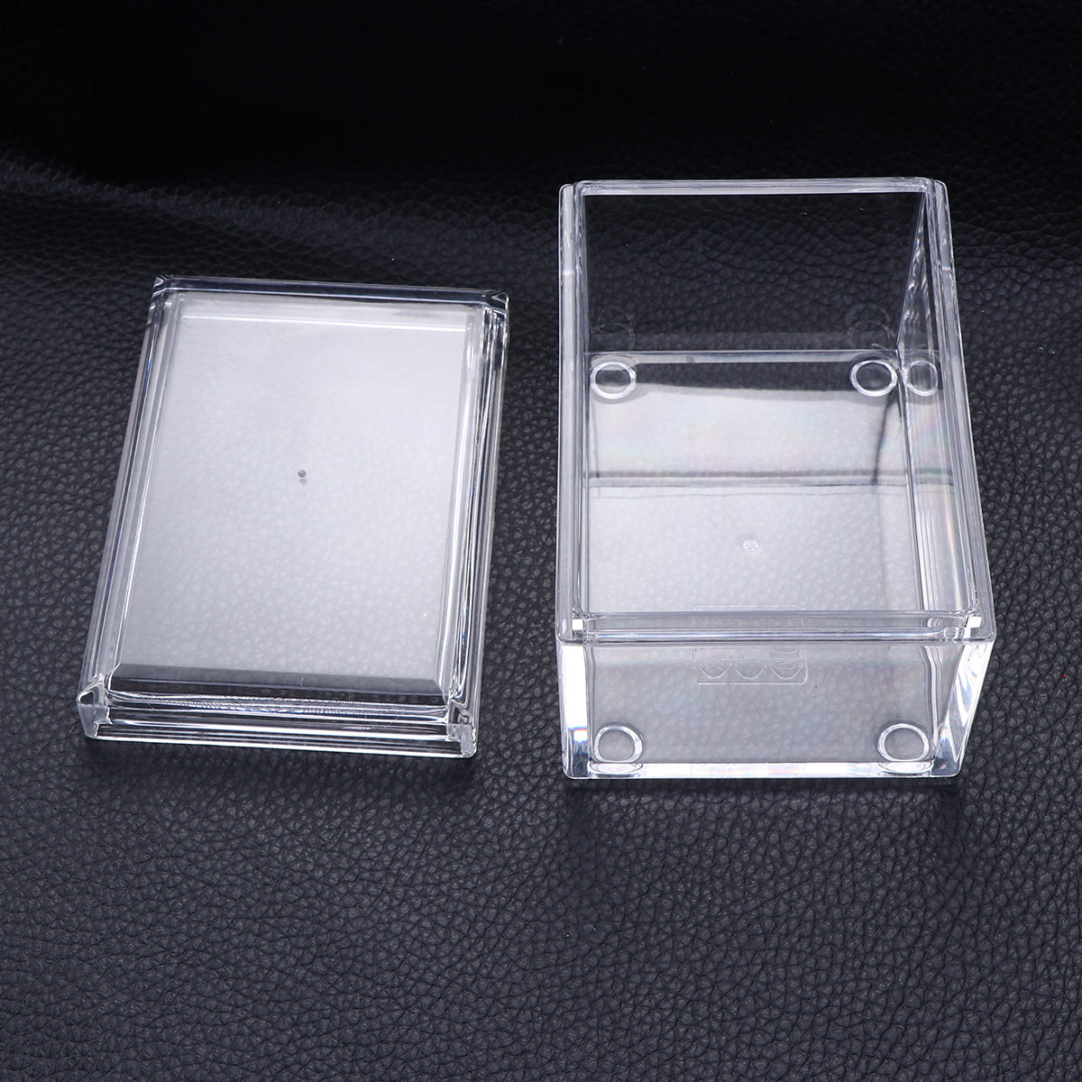 Clear Acrylic Storage Container Tea Bag Storage Box With Cover Box Tea Bag Holder Simple Style