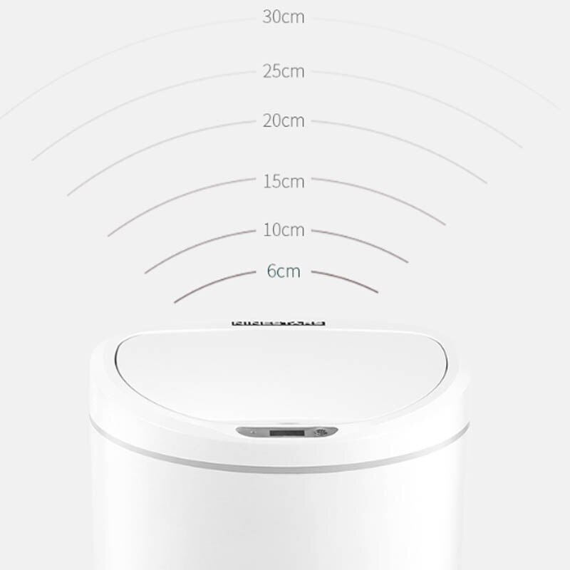 NINESTARS Smart Trash Can Intelligent Induction Automatic Motion Sensor Trash Bin 10L Large Capacity