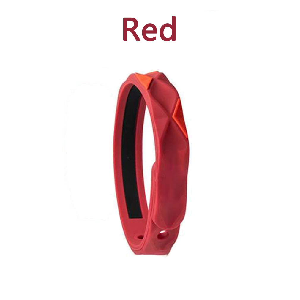 RedUp Far Infrared Negative Ions Wristband Anti-Static Sports Bracelet Lymph Drainage Weight Loss Adjustable Bracelet: Light Yellow Gold Color