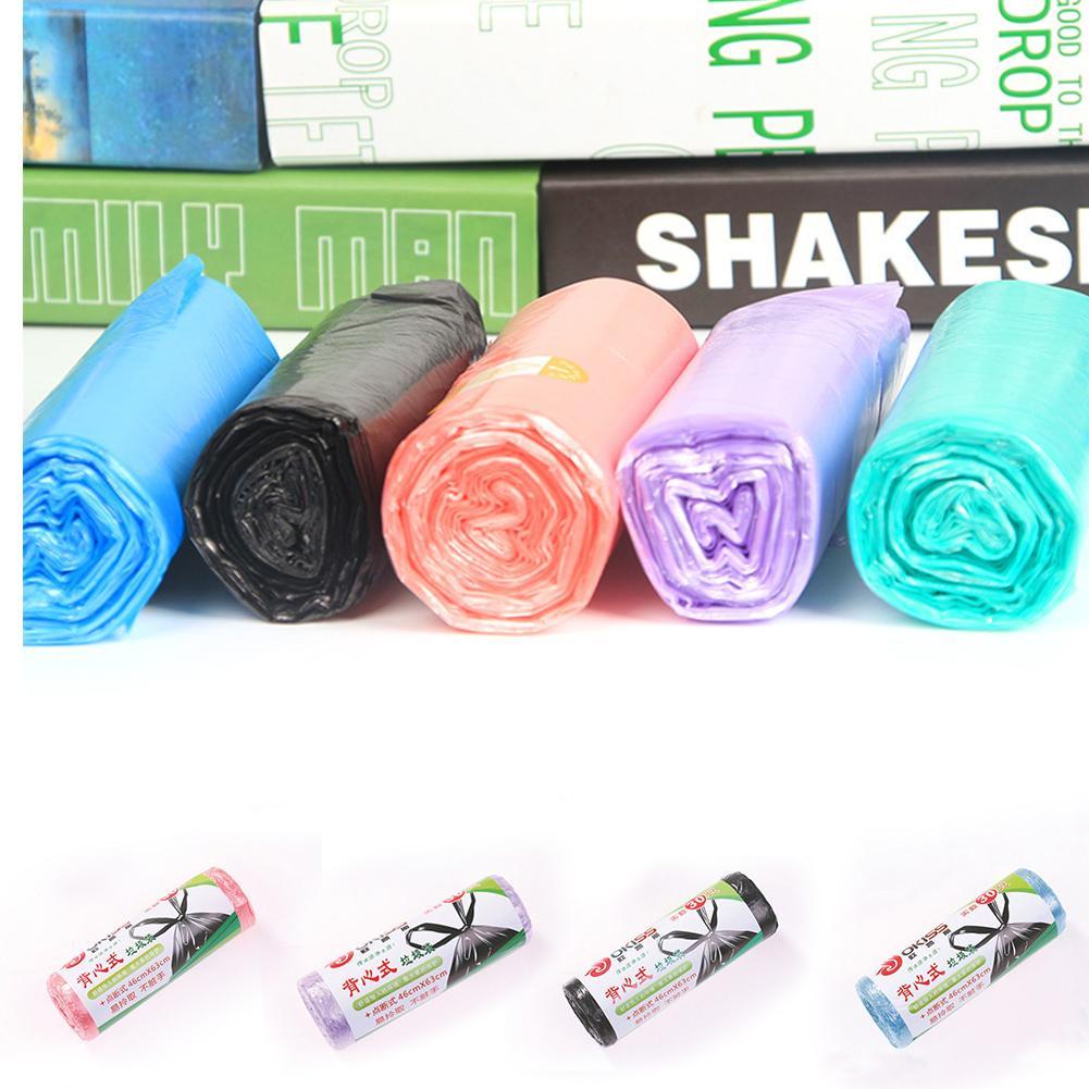 Home solid one-time point broken plastic bag garbage bags thick color